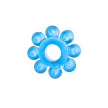 Эрекционное голубое кольцо на пенис "Цветок"