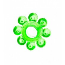 Эрекционное зеленое кольцо на пенис "Цветок"