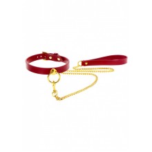 Ошейник  с уплотнительным кольцом и цепным поводком O-Ring Collar and Chain Leash