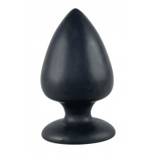 Большая анальная пробка BLACK VELVETS Butt Plug Large