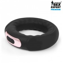 Мощное перезаряжаемое эрекционное вибро-кольцо Sex Expert