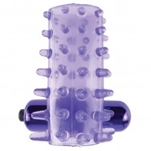 Эрекционное кольцо Fantasy C-Ringz Vibrating Super Sleeve-Purple