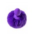 Малая фиолетовая анальная втулка с пушистым хвостом Sweet Bunny