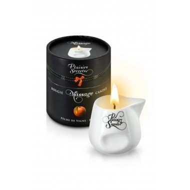 Массажная свеча с ароматом персика Bougie Massage Candle (80 мл)