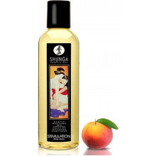 Натуральное возбуждающее массажное масло Stimulation с ароматом Персика (250 мл)