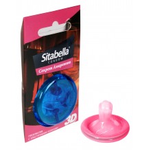 Стимулирующий ароматизированный презерватив с усиками СЕКРЕТ АМАРЕТТО (1 шт)