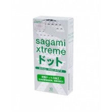 Точечный презерватив анатомической формы Sagami Xtreme Type E (10 шт)