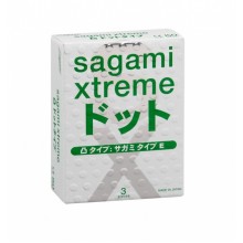 Точечный презерватив анатомической формы Sagami Xtreme Type E (3 шт)